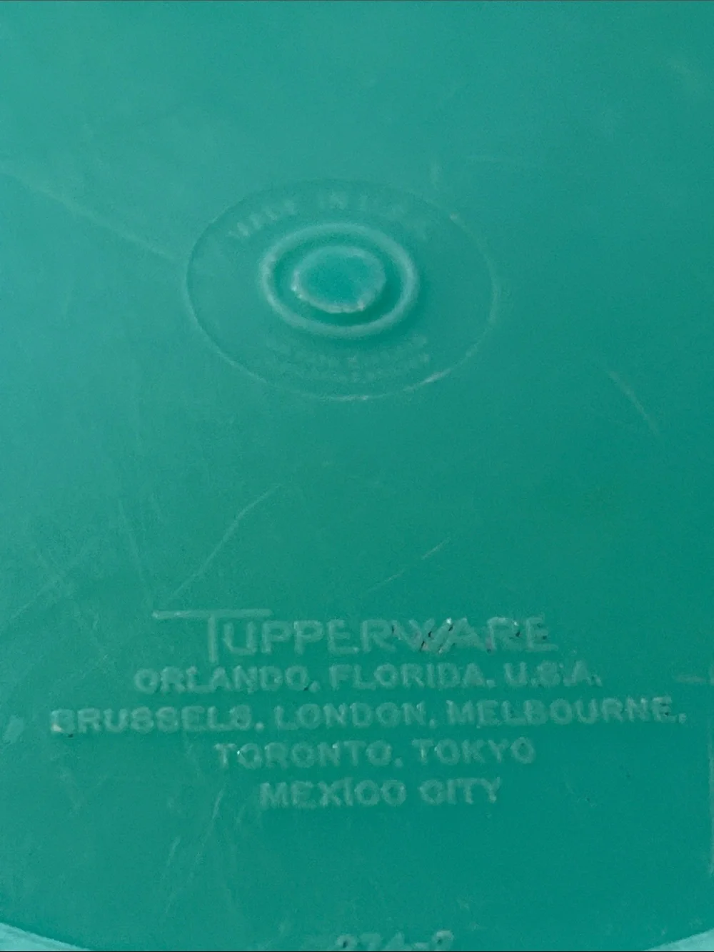 Tupperware durable mint